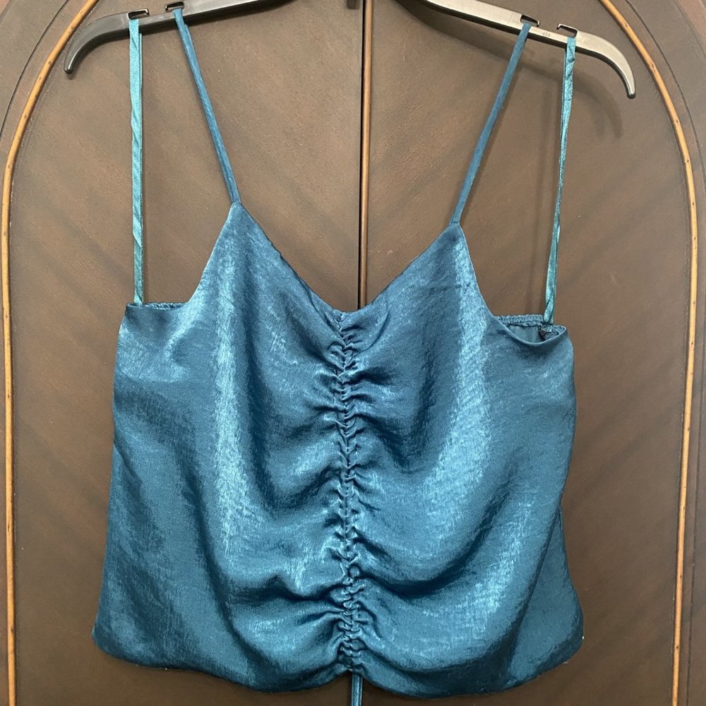 silk tank blouse